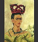 Self Portrait with Braid by Frida Kahlo